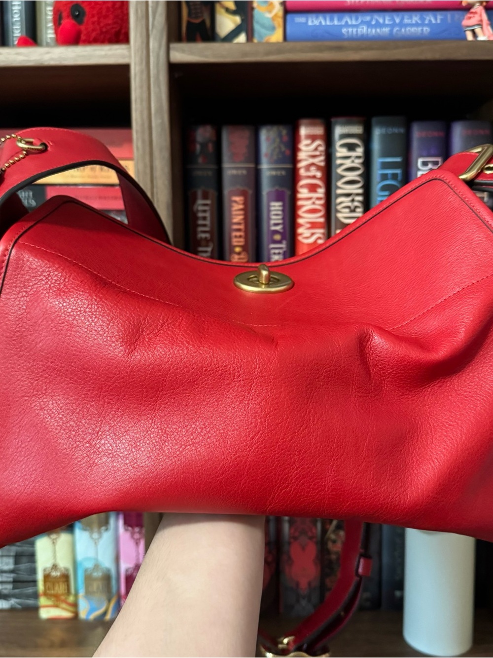 COACH Haversack Scarlet USED - Picture 3 of 11